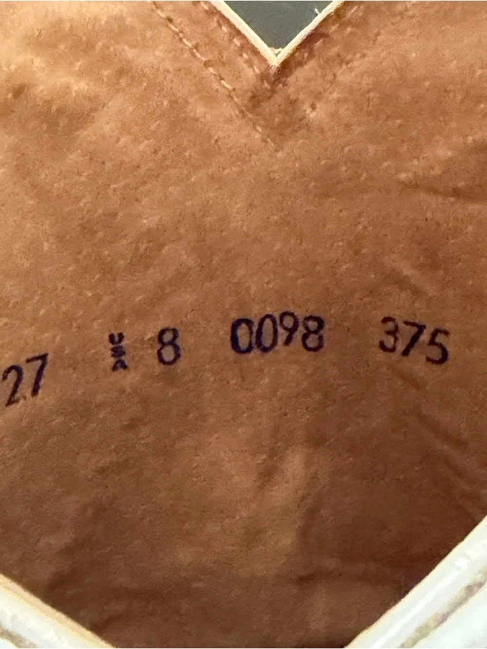 EL GENERAL Genuine Red Leather Pointed Toe Cowboy Boots Mens MEX 27 US 8 Western - Picture 8 of 8